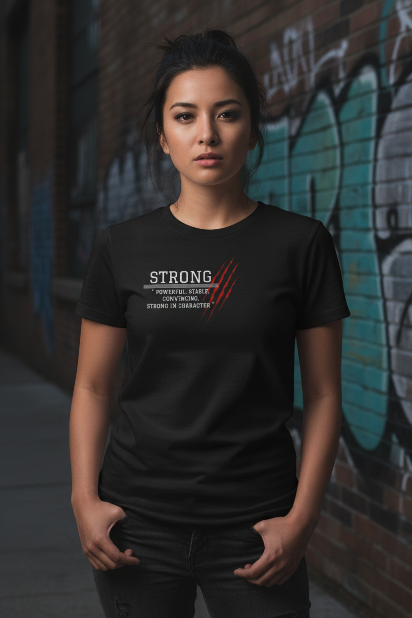 Basic Softstyle T-Shirt Damen Urban Streetwear Background