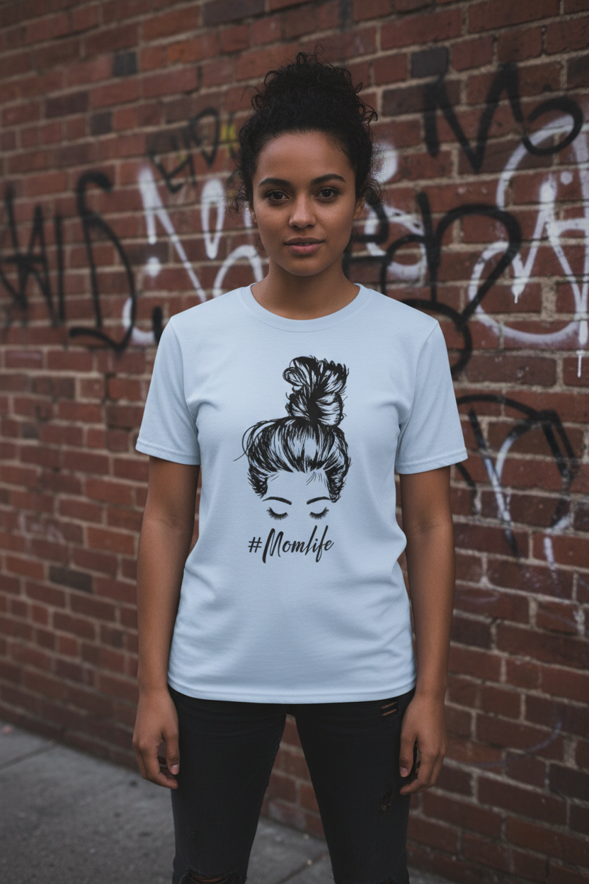Mama T-Shirt Unisex Urban Background
